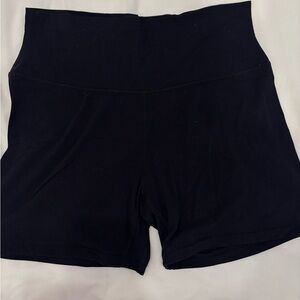 Aritzia High-Waisted Black Shorts